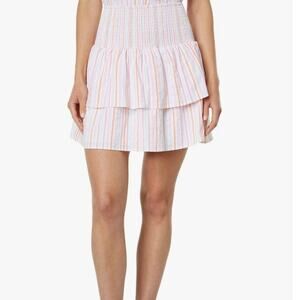 Vineyard vines Harbor pastel Ruffled Smocked puff Skirt Size L